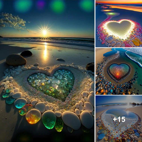 A Romantic Getaway: Discover the Enchanting Beauty of a Secluded Pebbled Beach