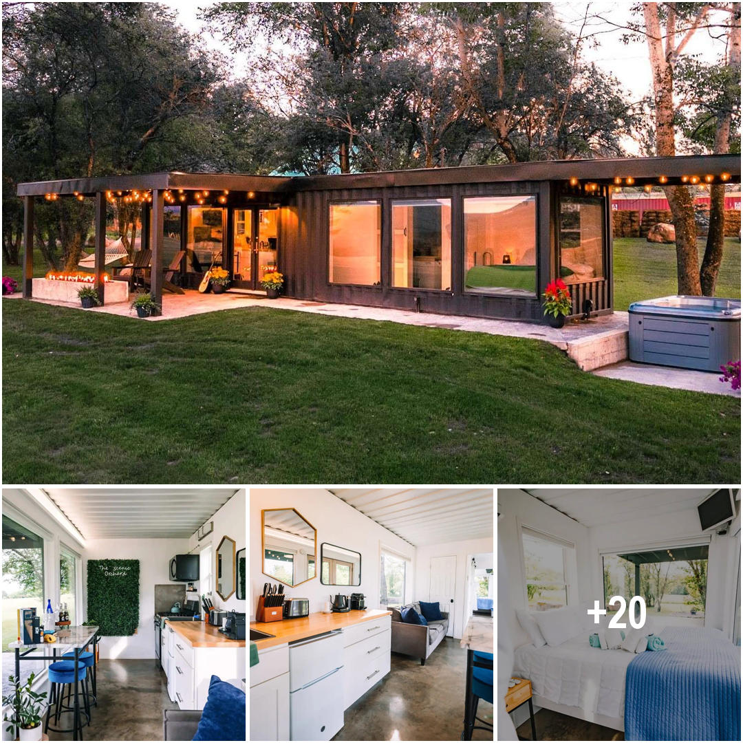 The Charming Tiny Orchard Container House