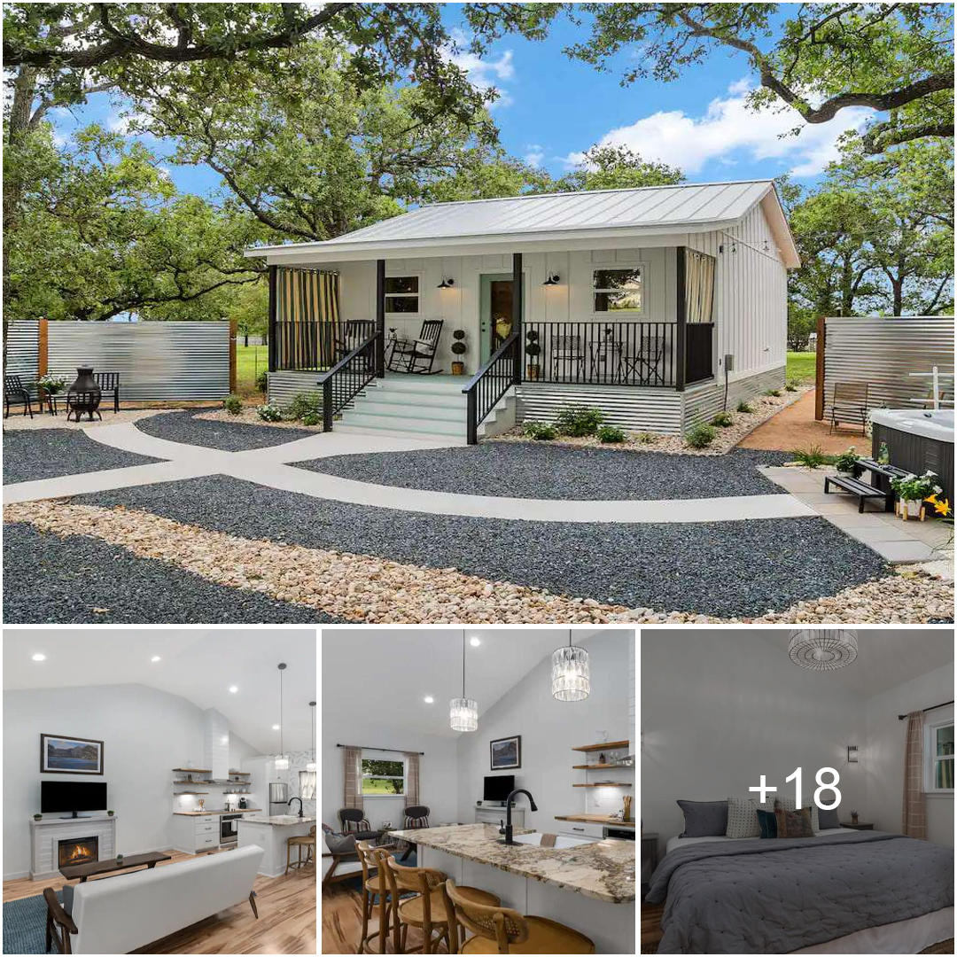 Exquisitely Designed Tiny Cottage with Jacuzzi.