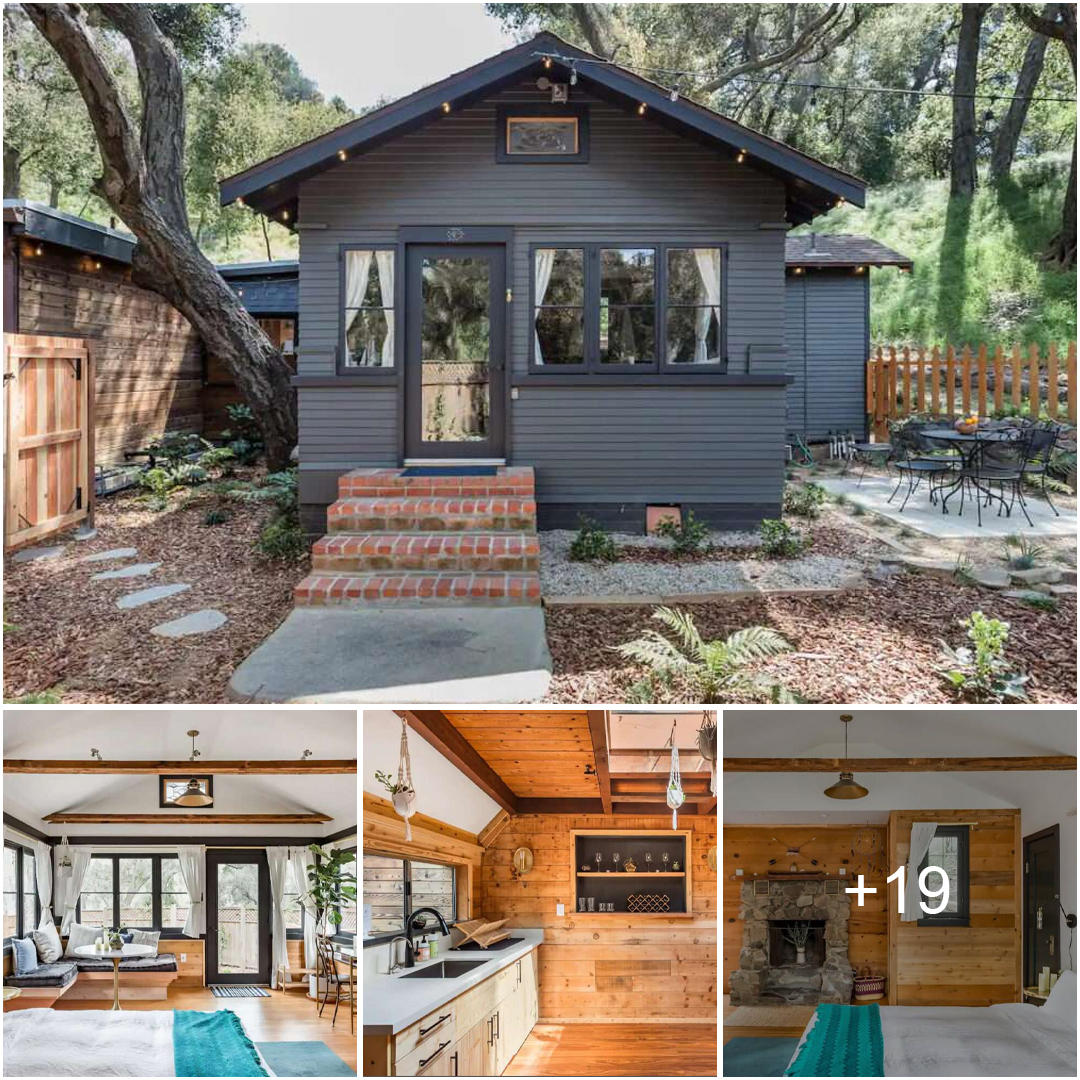 Restored Vintage Lodge: Crystal Tiny Cabin with Timeless Charm