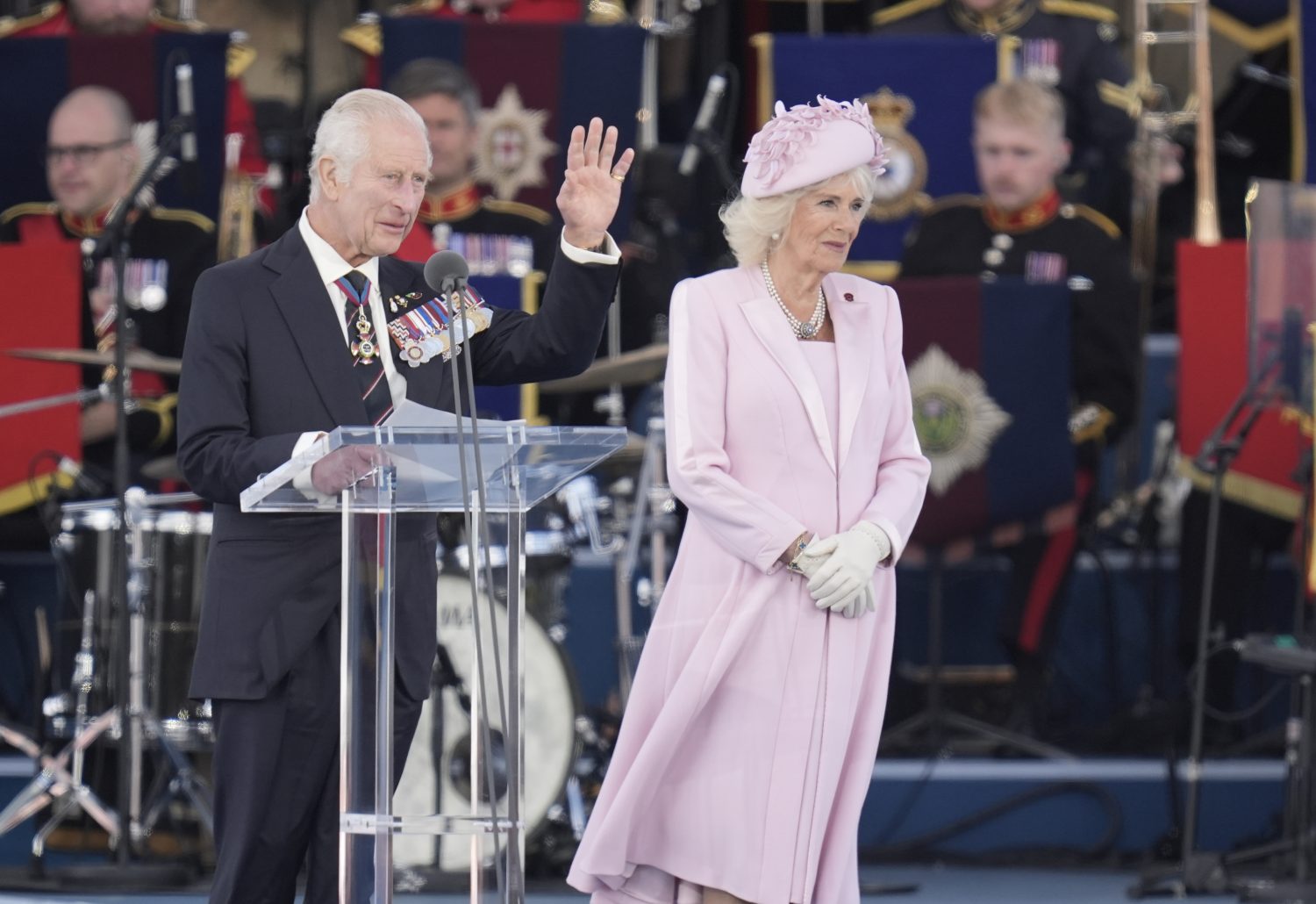Queen Camilla Dazzles In All-Pink Outfit, Sparking Comparisons To Princess Diana: Fans Debate Who Wore It Better