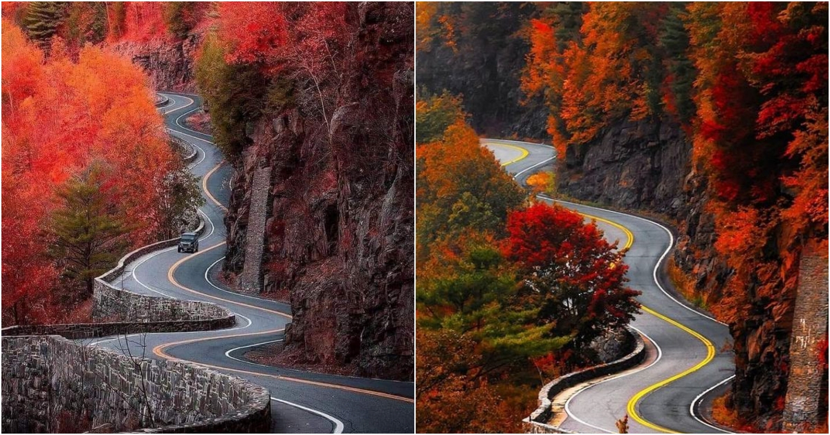 The Breathtaking Journey Along Hawk’s Nest Highway, New York, Tucked away in the rugged terrain of upstate New York lies a hidden gem, a picturesque stretch of road that’s more than just asphalt and concrete