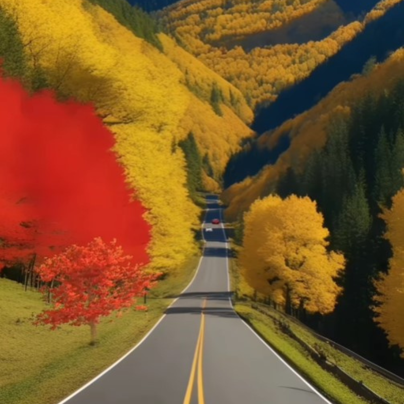 A Journey into the Heart of an Autumn Wonderland, Step into the enchanting embrace of an autumn wonderland, where nature’s hand has painted a breathtaking tapestry of vibrant hues
