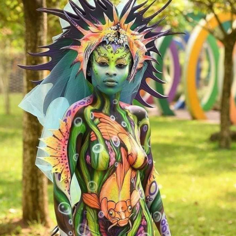 Body painting festival in Equatorial Guinea, The art of body painting has been a cultural tradition for thousands of years, with roots in ancient civilizations and tribal societies